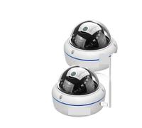 VEKELETE 5MP Tuya Wifi Security IP Camera External Waterproof Dome Camera Human Detection CCTV Video Surveillance Cam(A/U,2 PCS camera)