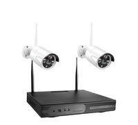 VEKELETE 8CH 3.0MP Audio FHD NVR Kit P2P Indoor Outdoor IR Night Vision Security 3.0MP Audio IP Camera WIFI CCTV System(None,8chx2 cam 3MPAudio)