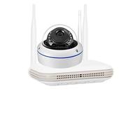 VEKELETE Mini 3MP WiFi Camera System IR Night Vision 8CH NVR Dome Face Detect Audio CCTV Video Surveillance Kit(1T,NVR and 1Camera)