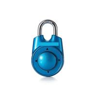 VEKELETE Portable Padlock Escape Room Gym School Club Cabinet Lock Combination Code Directional Keyless Door Lock(BLUE MIST)
