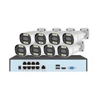 VEKELETE Tuya Smart Life 8CH 8MP 4K 4/6/8 Camera POE Video Surveillance Kit Monitor NVR CCTV Security Metal Shell System Waterproof(None,8MP 8CH 8CAMEAR_UK PLUG)