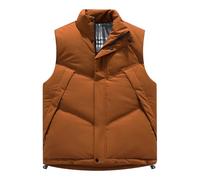 Vekewsap Men's Warm Quilted Vest, Outdoor Jacket, Sports Vest, Puffer Vest, Down Vest, Softshell Jacket, Pockets, Sleeveless Jacket, Casual Transition Vest, Work Vest, Hunting Vest, Fishing Vest