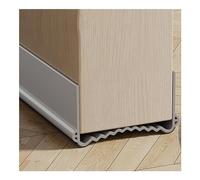 Veki 100cm Cutable Draught Excluder for Bottom of Doors, PVC Double-Sided Draft Excluder for Doors, Noise Blocker Door Draft Excluder, Under Door Draft Stopper for Energy Saving (Wide 5.5-8cm, Grey)