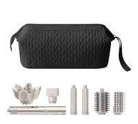 Veki Storage Bag for Dyson Airwrap/Shark FlexStyle, Black, 37×20×16 cm | Travel Storage Case for Hair Dryer Tools, Portable Hairdressing Organizer, Waterproof Protective Bag, Carrying Hair Tool Bags