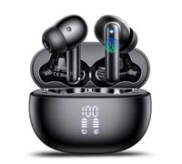 VEKJ AI Language Translation Earbuds Real Time, Supports 164 Languages With AI App, 3-in-1 Bluetooth 5.4 Translator Earbuds with 7 Trans Modes, 42H Translation Device fit Business/Travel/Learning