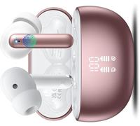 VEKJ AI Language Translation Earbuds Real Time, Supports 164 Languages With AI App, Translation Device fit Business/Travel, Rose Gold