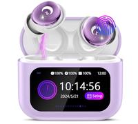 VEKJ Ai Translation Earphones Real Time, 165 Languages Translator Headphones with 6 Translation Modes/No Subscription, Lavender Purple