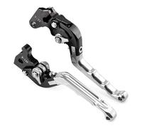 Vekoro Brake and Clutch levers Brake Clutch Levers for XVS125 250V for Star Drag for for XV 125 250 400(Silver)