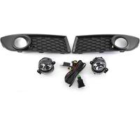 Vekoro Double Bridge Grill for VW For Polo For MK4 For 9N3 2006-2009 Car Front Fog Light