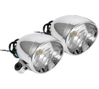 Vekoro Motorcycle Headlights Fog Lights Motorbike Bullet Lamps Head Light For CG GN For Kawasaki Retro motorbike headlamp