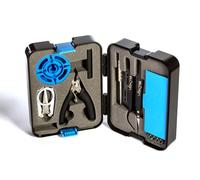 VEKTO² Professional, DIY Vaping Tool Kit, Coil Deck Building Tools Set, RDA, RTA, RBA, Multi Tool Black and Blue. VEKTO2