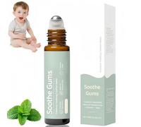 Vel/aria Teething Roller,Teething Relief Roller,Natural Teething Oil Roll On with Soothing Teething Gel,Gentle Portable Teether for Daily Use to Reduce Discomfort,Unique Ball Design,Non-Irritating