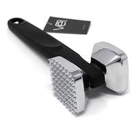 Vel. Non-Slip Double Side Meat Tenderizer Hammer Pounder - Heavy Duty Ergonomic Design