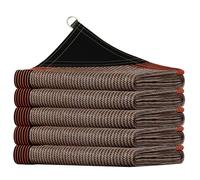 Vela Parasole 2x9m, UV Protect 90%, Breathable Fabric with Eyelets & Rope, Outdoor Garden Canopy for Patio, Terrace, Pool, Brown e Sail