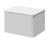 Vela Wall Mounted Single Drawer Vanity Unit for Countertop Basins | Satin White | MFC | 600mm