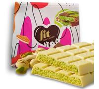 Velafee Dubai Chocolate Bar Pistachio Kunafa (White 80g), Dubai Made Viral Dubai Pistachio Chocolate Bar, Middle Eastern Dessert, Premium UAE Milk Chocolate