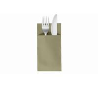 VelaHub Soft Point 50 Cutlery Napkins, Disposable Napkins, 39 x 38 cm, Pistachio