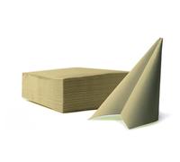 VelaHub Soft Point 50 High-Quality Disposable Napkin, 38 x 38 cm, 1/4 Fold, Pistachio