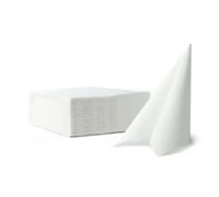 VelaHub Soft Point 50 High-Quality Disposable Napkin 38 x 38 cm 1/4 Fold White