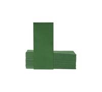 VelaHub Soft Point 50 Napkins, 1/8 Fold, High-Quality Disposable Napkins, 32 x 38 cm, Green