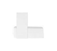 VelaHub Soft Point 50 Napkins, 1/8 Fold, High-Quality Disposable Napkins, 32 x 38 cm, White