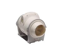 Velair EVECOA100S001 Corvos Air In-Line Mixed Flow Extractor Fan Standard 100mm/270m3/h White