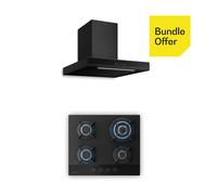 Velaire gas hob + chimney hood | Minimalist & elegant | 60 cm