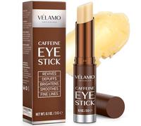 VELAMO ADVANCED Caffeine Eye Stick: Energizing & Hydrating Under Eye Balm for Dark Circles & Puffiness - Travel Essentials, Portable & Perfect for On-the-go Use 3g