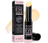 VELAMO ADVANCED Retinol Eye Balm Stick with Caffeine & Peptides - Under Eye Cream for Dark Circles, Puffiness, Fine Lines - Visible Results in 4-8 Weeks - Anti-Ageing & Firming for Mature Skin, 3g