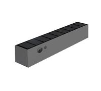 Velamp 1000 Lumen LED Solar Outdoor Light, Wall Lamp with Motion Sensor, IP44 Waterproof Solar Lamp. for Gardens, terraces, and Balconies.