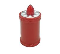 Velamp 12.9 cm LED Electric Tealight, 60-Day Burn time, red with Flashing red Light. with Switch, Batteries Included.