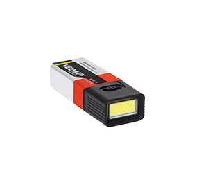 Velamp 1W COB LED Flashlight, Portable 50 lm LED Light, with 9V Battery Included. Easy to use, 10-Hour Battery Life. Always Ready in the car, in Your Travel Bag, for Kids, Camping, Hiking