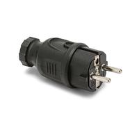 Velamp 2P+T Socket with Cable - French Style Female Plug - with Anti-Twist Sleeve and Ergonomic Handle - IP44 Protection - for Outdoor and Professional Use