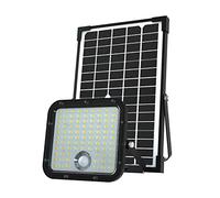Velamp 4800lm Outdoor Solar Light, Solar Spotlight with Motion Sensor, IP65 Waterproof. Detachable Panel with 5m Cable. with Remote Control. for Gardens, Yards, terraces, hallways...