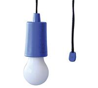 Velamp Battery Operated Portable led Bulb. Colorful, Current but Super Bright. for Home, Camping, Garden Lanyard: 105cm, Blue