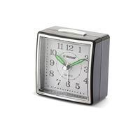 Velamp Bedside Alarm Clock, Silent Analog Quartz Alarm Clock with Light, Non-Ticking, Simple Table Clock with Snooze Function, Suitable for Bedrooms, Desks, Travel...