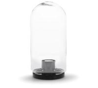 Velamp Garden Globe, Outdoor Lamppost 15x28cm, E27 Socket, LED Compatible, IP44 Waterproof, Sphere for Gardens, Parks, Condominiums, Terraces. Transparent