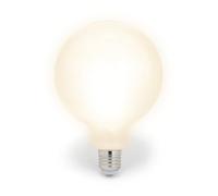 Velamp LED Filament Bulb with Opal Diffuser, G125 Globe, E27 Base, 18W (2500 lumens Equivalent to 150W), Natural White Light 4000K, 330° diffused Beam