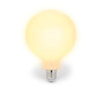 Velamp LED Filament Bulb with Opal Diffuser, G125 Globe, E27 Base, 18W (2500 lumens Equivalent to 150W), Warm White Light 3000K, 330° diffused Beam