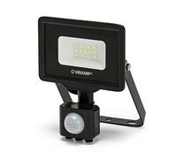 Velamp LED Outdoor Floodlight with PIR Motion Sensor, 10W, 800 lumens, Cool White Light (6500K), IP44 Waterproof Outdoor Floodlight for Garden, Corridor, Indoor and Outdoor Lighting