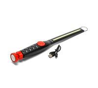 Velamp Professional Portable Magnetic Rechargeable LED Work Light for Workshop, Rechargeable LED Work Light with Swivel Base, Inspection Lamps for Hiking and Camping