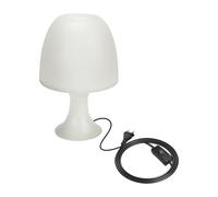 Velamp Table lamp with Cable and Switch. One E14 Bulb Socket. LED Compatible. Diffused Light. for bedrooms, Bedside Tables, Living Rooms...