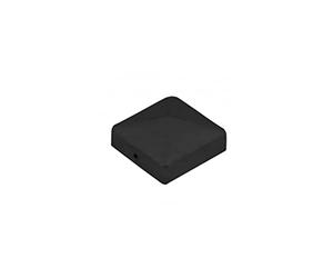 Velano Black Powder Coated Steel Metal Pyramid Square Deck Post Cap Finial for 70 x 70mm Posts