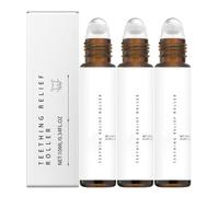 Velaria Teething Roller, 2024 New Teething Roller, Teething Relief Roller, Natural Pain Relief Roller, Teething Oil Roller, Natural Teething Relief Oil for Babies, Reduce Teething Discomfort (3PC)