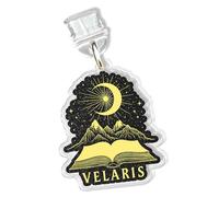 Velaris Charms for Kindle for Phone, Dust Plug Charm 1.5 Inches ACOTAR, The Night Court, City of Starlight, Fantasy Lightning/Type C Charging Port Acrylic Material Accessories for E-Reader Gifts
