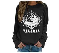 Velaris City of Starlight Sweatshirt - The Night Court Sweatshirt, ACOTAR Sweater, Velaris 2 Sided Sweatshirt 2024 New