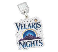Velaris Nights Charms for Kindle for Phone, Dust Plug Charm 1.5 Inches ACOTAR, The Night Court, City of Starlight, Fantasy Lightning/Type C Charging Port Acrylic Material Accessories for E-Reader