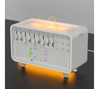 Velaryx 4-in-1 Bluetooth Speaker - White Noise Machine for Babies and Adults, Humidifier with Night Light and Aromatherapy - Sleep Aid, White Noise with 8 Nature Sounds, Relaxation