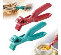 Velasko 2 Kitchen Anti Scald Clip, Silicone Multi Purpose Tongs Anti-Skid Clamp, Bowl Plate Anti Scald Clip for Air Fryer & Food Steamer & Oven & Microwave Oven