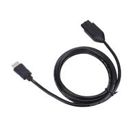 VELATEMOR 1.5M Length High Definition Multimedia Interface Adapter Cable, for N64 SNES NGC SFC, Enjoy Easy Setup, Excellent Visual and Sound Quality